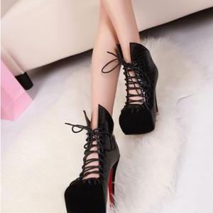 Fashion Sexy Tape Waterproof High Heel Shoes For..