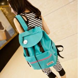 Fashion Canvas Backpack Traveling Bag Schoolbag..