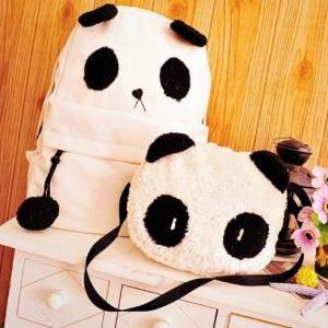 Lovely Panda Bag Students' Backpack..