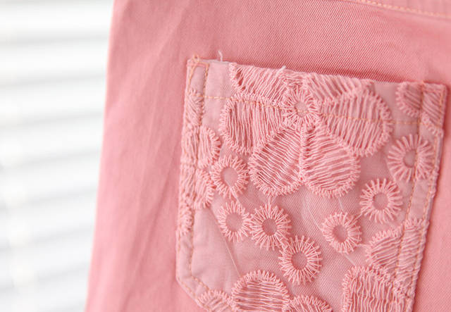 Spangle Embroidery Shorts main image 1