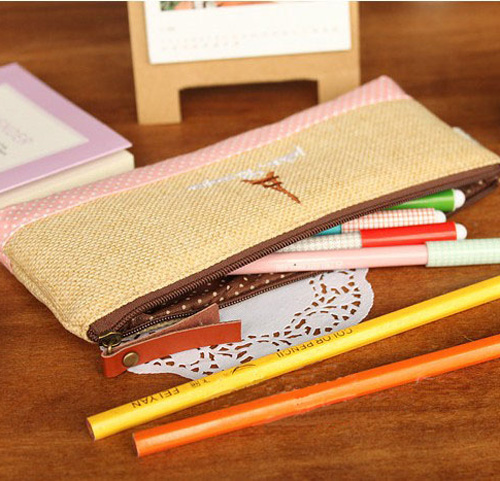 Fashion Cotton&jute Simple Pencil Case Pen Bag (wjbd0006) on Luulla